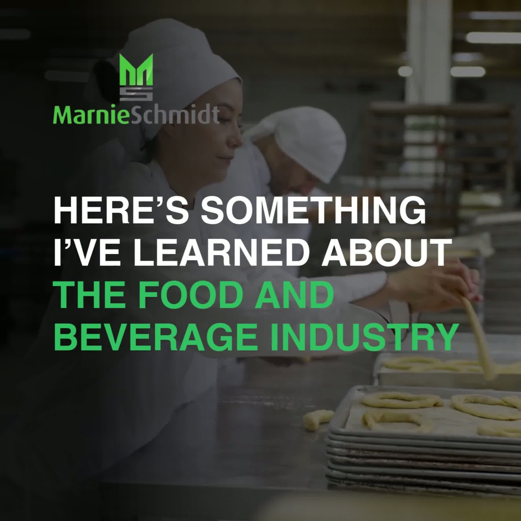 Quality in EVERY sector – how I’ve helped in food and beverage